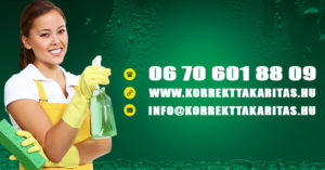 Korrekt takarítás